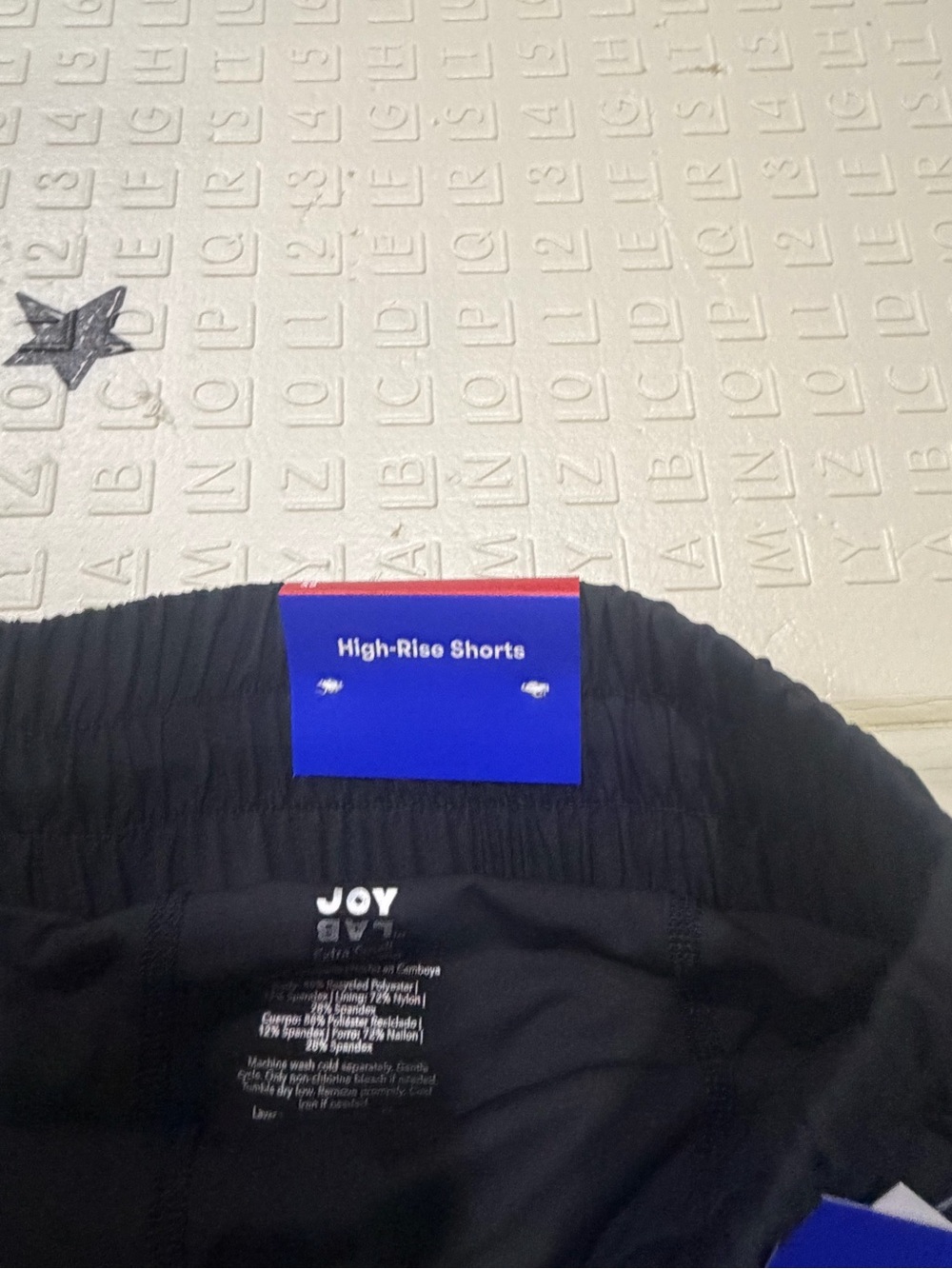 JoyLab Black Ruffle-Layer Athletic Shorts - Picture 2 of 5